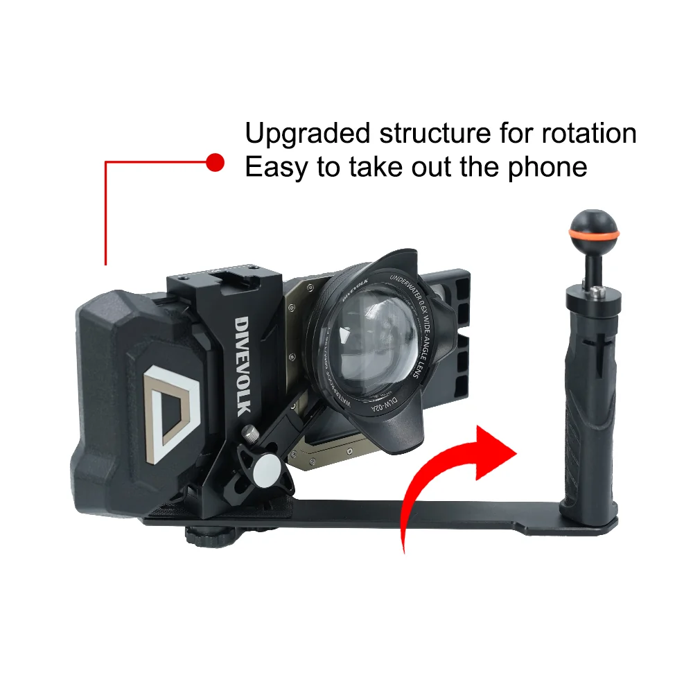 Single Handle Tray for SeaTouch 4 sereis underwater housing, compact camera housing, action camera, Gopro, DJI Action series, Insta360 - Image 4