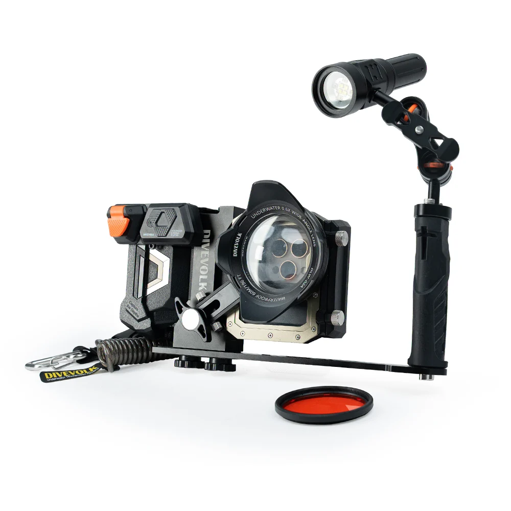 Single Handle Tray for SeaTouch 4 sereis underwater housing, compact camera housing, action camera, Gopro, DJI Action series, Insta360 - Image 7