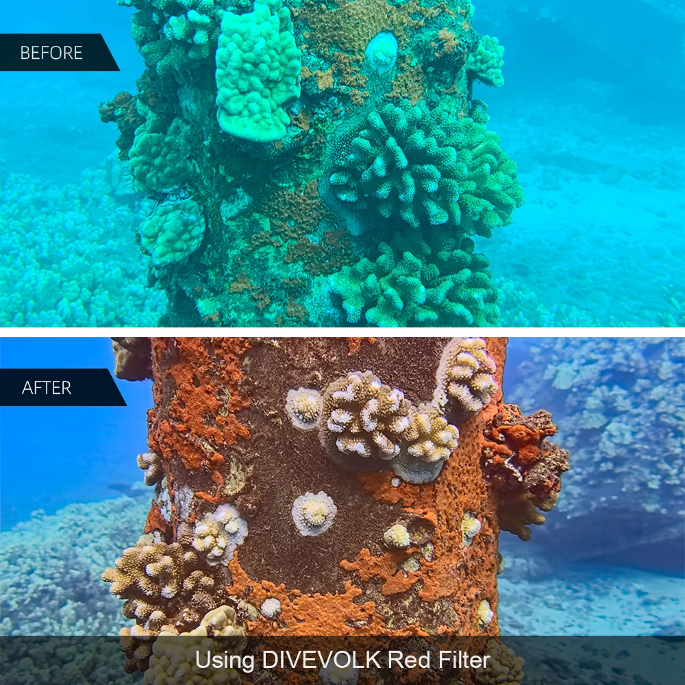 DIVEVOLK SeaTouch 4 Max Plus Underwater Housing Filter Kit for iPhone and most Android smartphone, dive housing - Image 6