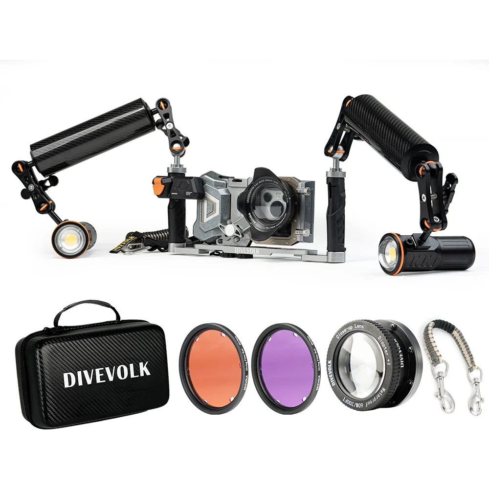 DIVEVOLK SeaTouch 4 Max Platinum Underwater Housing Almighty Kit for iPhone and most Android smartphone, dive housing, waterproof phone case - Image 3