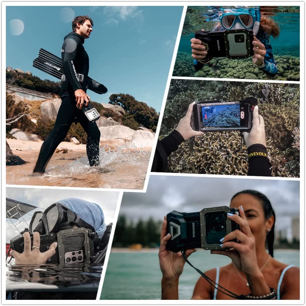 DIVEVOLK SeaTouch 4 MAX PLUS Underwater Housing compatible to  iPhone and Android, Dive Housing, Waterproof Phone Case - Image 6