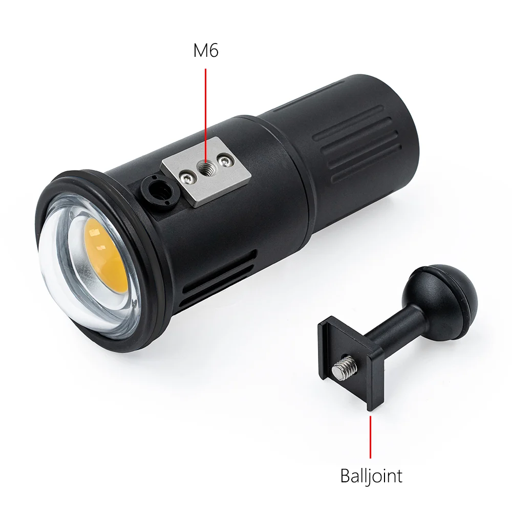 DIVEVOLK SL120 underwater video light 12000 lumens for Underwater Photography and Video - Image 6